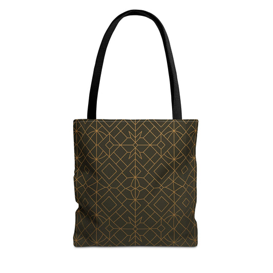 Elegant Geometric Tote Bag - Natural & Stylish Everyday Carry