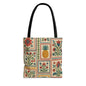 Vintage Floral Pineapple Tote Bag – Boho Chic Eco-Friendly Accessory