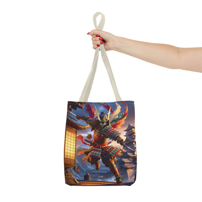 Samurai Warrior Tote Bag - Unique Japanese Art, Perfect Gift for Anime Lovers
