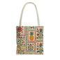Vintage Floral Pineapple Tote Bag – Boho Chic Eco-Friendly Accessory